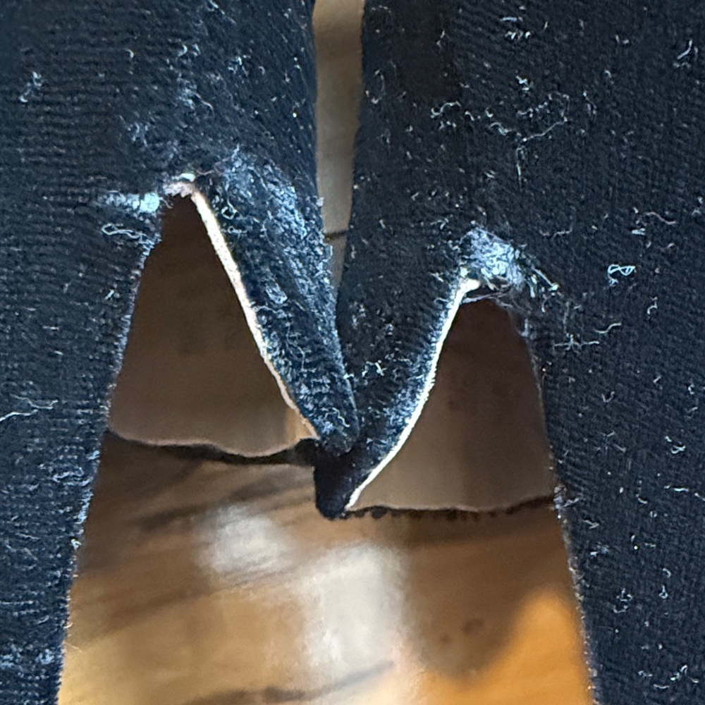 Sam Edelman Black Velvet Flats - Picture 7 of 10
